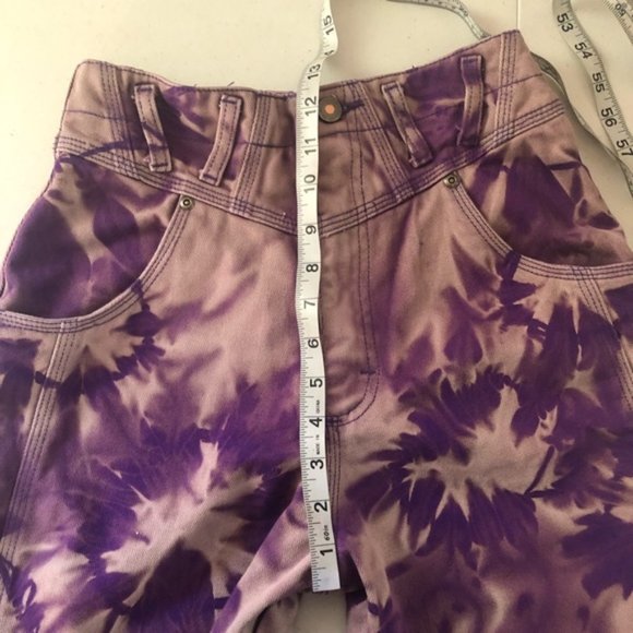 Vintage Wrangler Purple Tie Dye High Rise Jeans - Picture 6 of 8